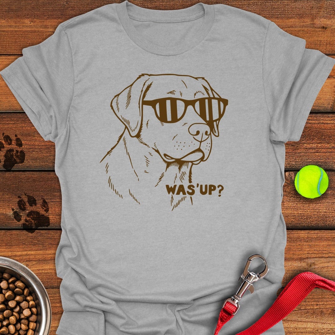 What's Up Labrador T-Shirt Stylish Dog Clothing Present Ideas For Dog Lovers