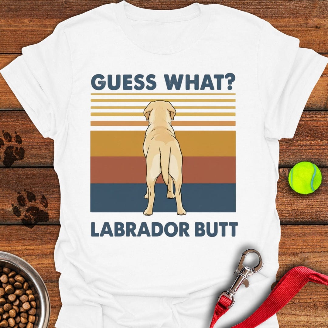 Yellow Lab Butt T-Shirt Cute Dog Clothes First Mothers Day Gift For My Daughter
