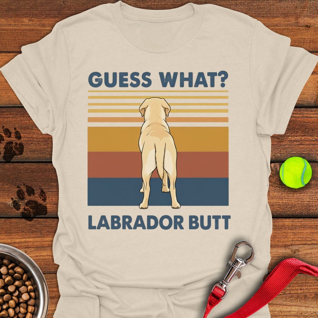 Yellow Lab Butt T-Shirt Cute Dog Clothes First Mothers Day Gift For My Daughter