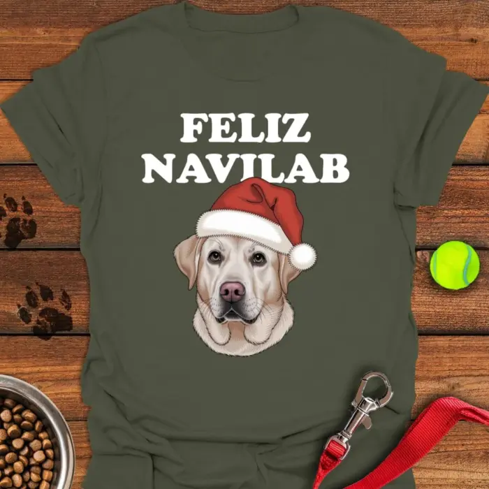 Yellow Lab Funny Christmas T-Shirt Cute Xmas Shirt Gifts For Yellow Labrador Lovers