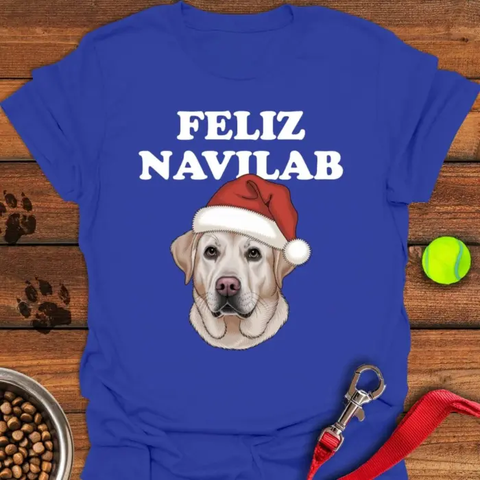 Yellow Lab Funny Christmas T-Shirt Cute Xmas Shirt Gifts For Yellow Labrador Lovers