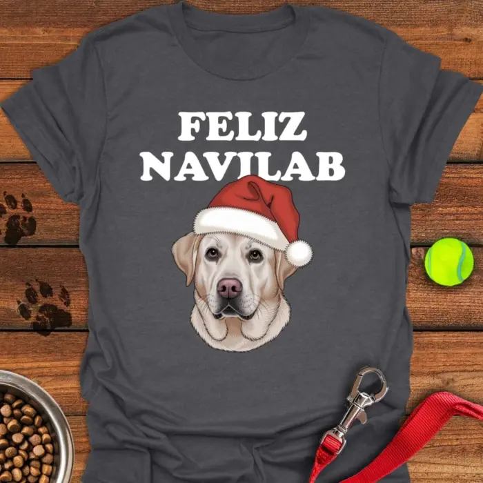 Yellow Lab Funny Christmas T-Shirt Cute Xmas Shirt Gifts For Yellow Labrador Lovers