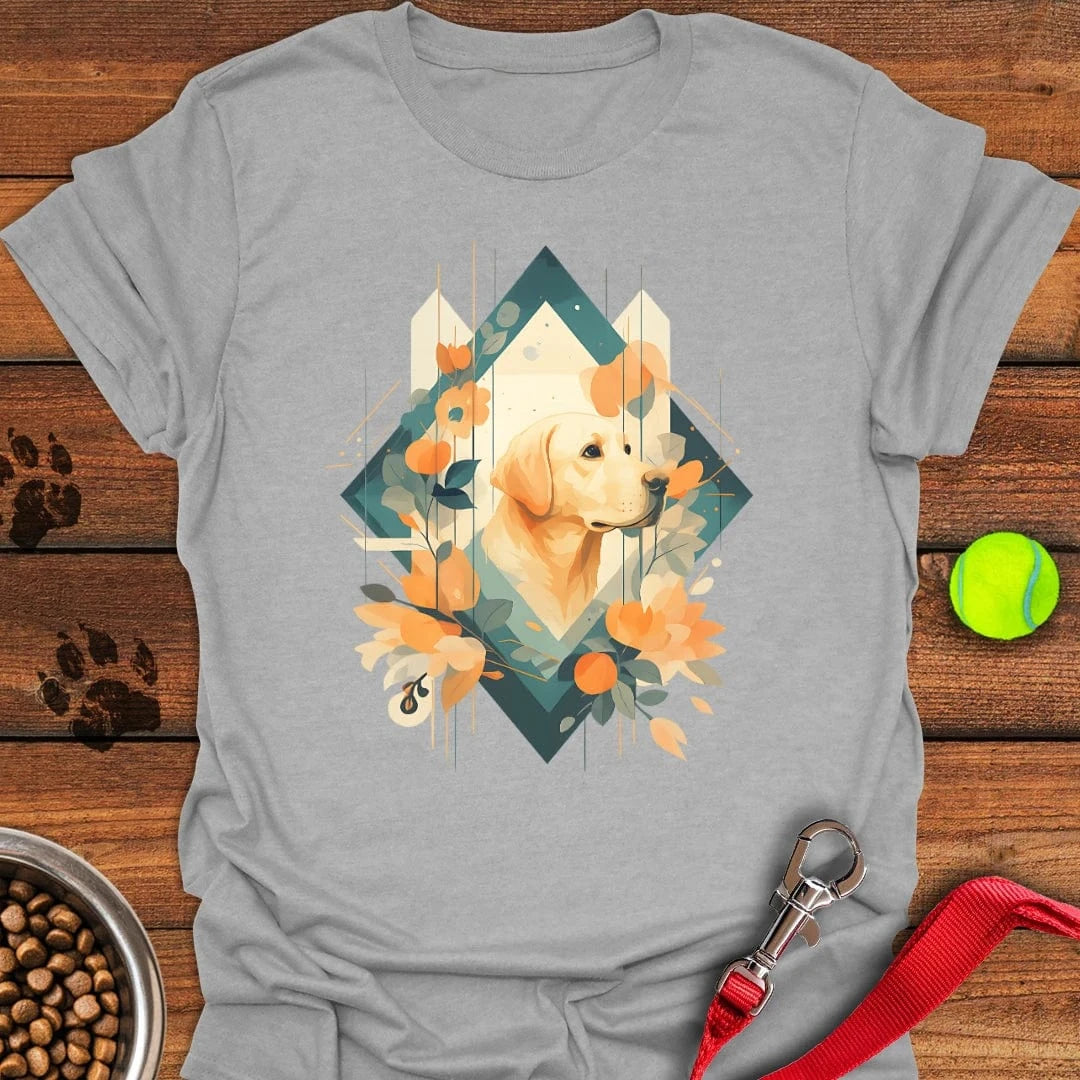 Yellow Labrador Abstract Art T-Shirt Chill Dog Clothing Bonus Dad Gifts