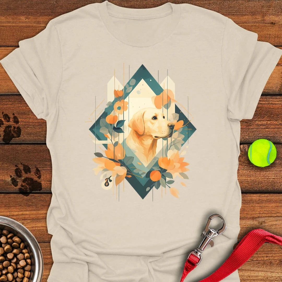 Yellow Labrador Abstract Art T-Shirt Chill Dog Clothing Bonus Dad Gifts