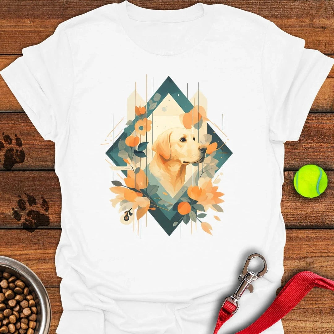 Yellow Labrador Abstract Art T-Shirt Chill Dog Clothing Bonus Dad Gifts