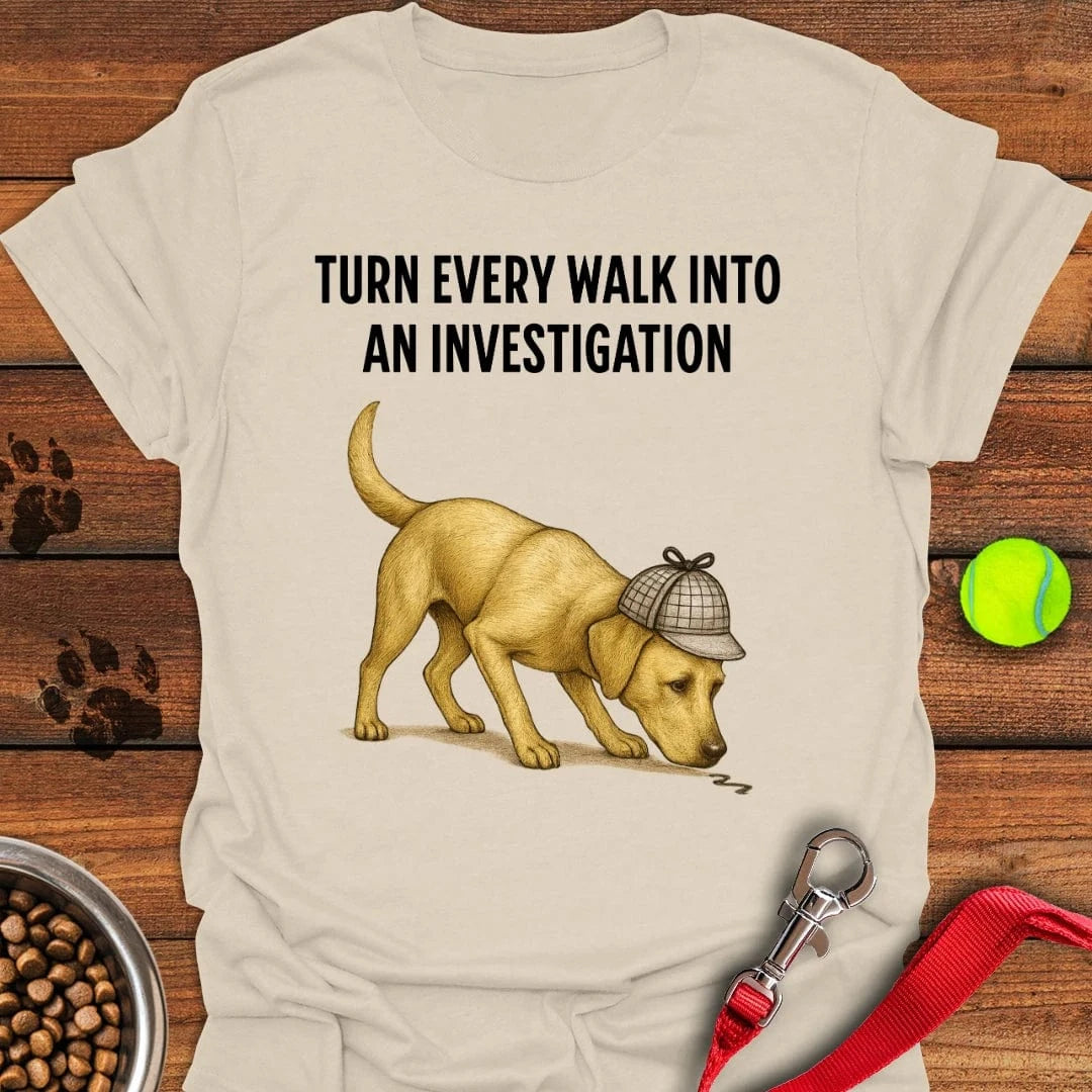Yellow Labrador Detective T-Shirt Lucky Dog Clothes Gift For Daughter In Law On Mother'S Day