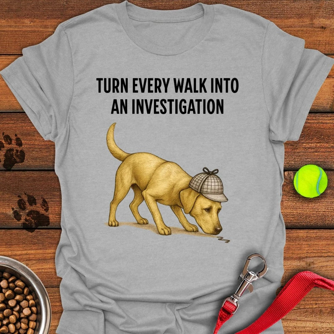 Yellow Labrador Detective T-Shirt Lucky Dog Clothes Gift For Daughter In Law On Mother'S Day