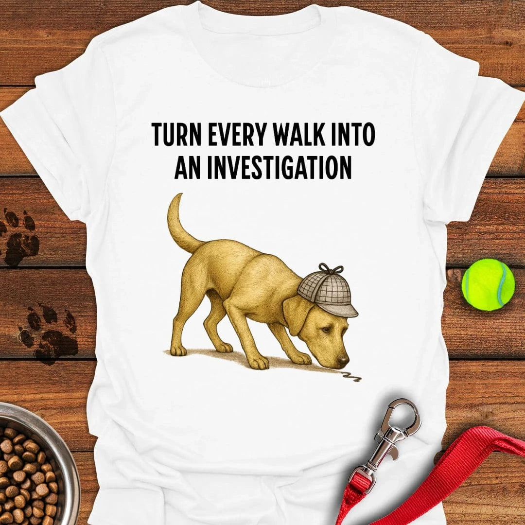 Yellow Labrador Detective T-Shirt Lucky Dog Clothes Gift For Daughter In Law On Mother'S Day