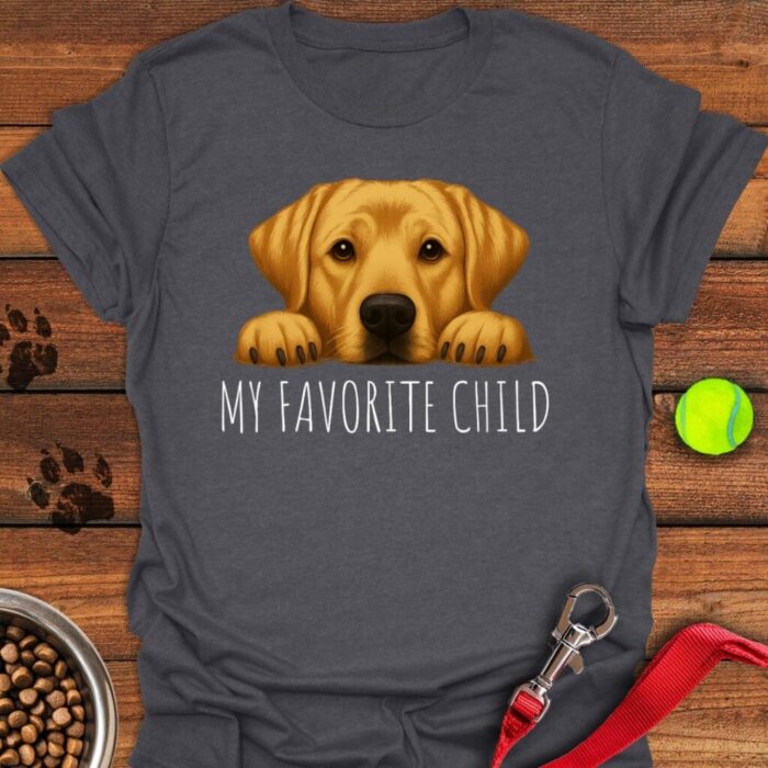 Yellow Labrador Favorite Child T-Shirt Best Gifts For Yellow Lab Lovers
