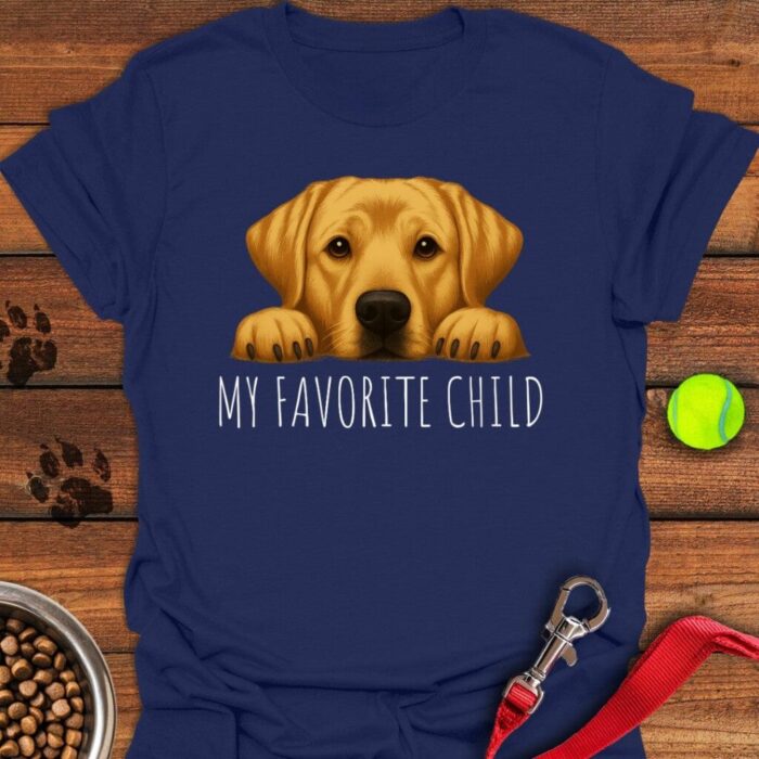 Yellow Labrador Favorite Child T-Shirt Best Gifts For Yellow Lab Lovers