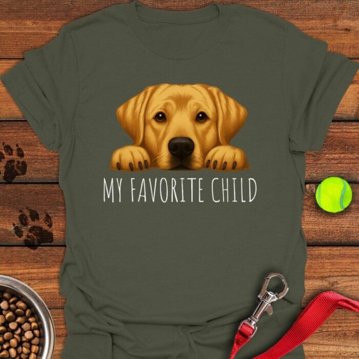 Yellow Labrador Favorite Child T-Shirt Best Gifts For Yellow Lab Lovers