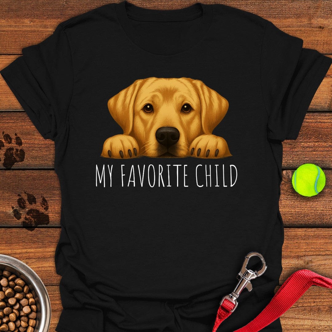 Yellow Labrador Favorite Child T-Shirt Brave Dog Clothes Mothers Day Gifts