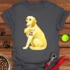Yellow Labrador I Love Mom T-Shirt Mother's Day Gifts For Yellow Lab Lovers