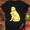 Yellow Labrador I Love Mom T-Shirt Mother's Day Gifts For Yellow Lab Lovers