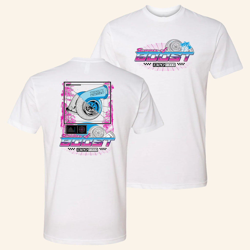 1320Video Merch 2026 V7 Summer Of Boost White T-Shirt Car Lover Gifts For Brothers - Petshi