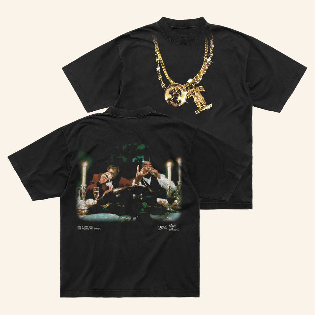 2Pac Merch 2026 Icons Black T-Shirt 2 Of Amerikaz Most Wanted Shirt Present For Rap Lovers - Petshi
