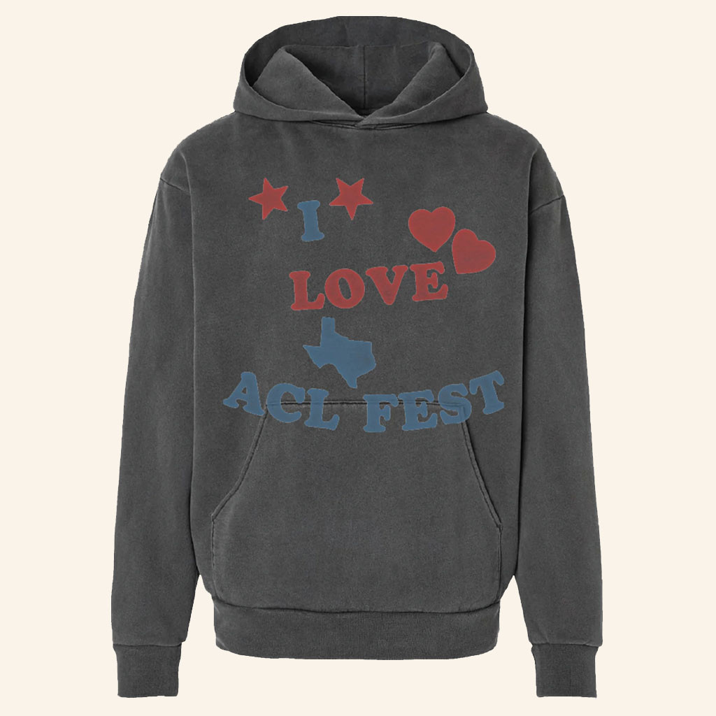 ACL Music Festival Merch 2026 I Love ACL Fest Hoodie Gift Ideas For Music Lovers - Petshi