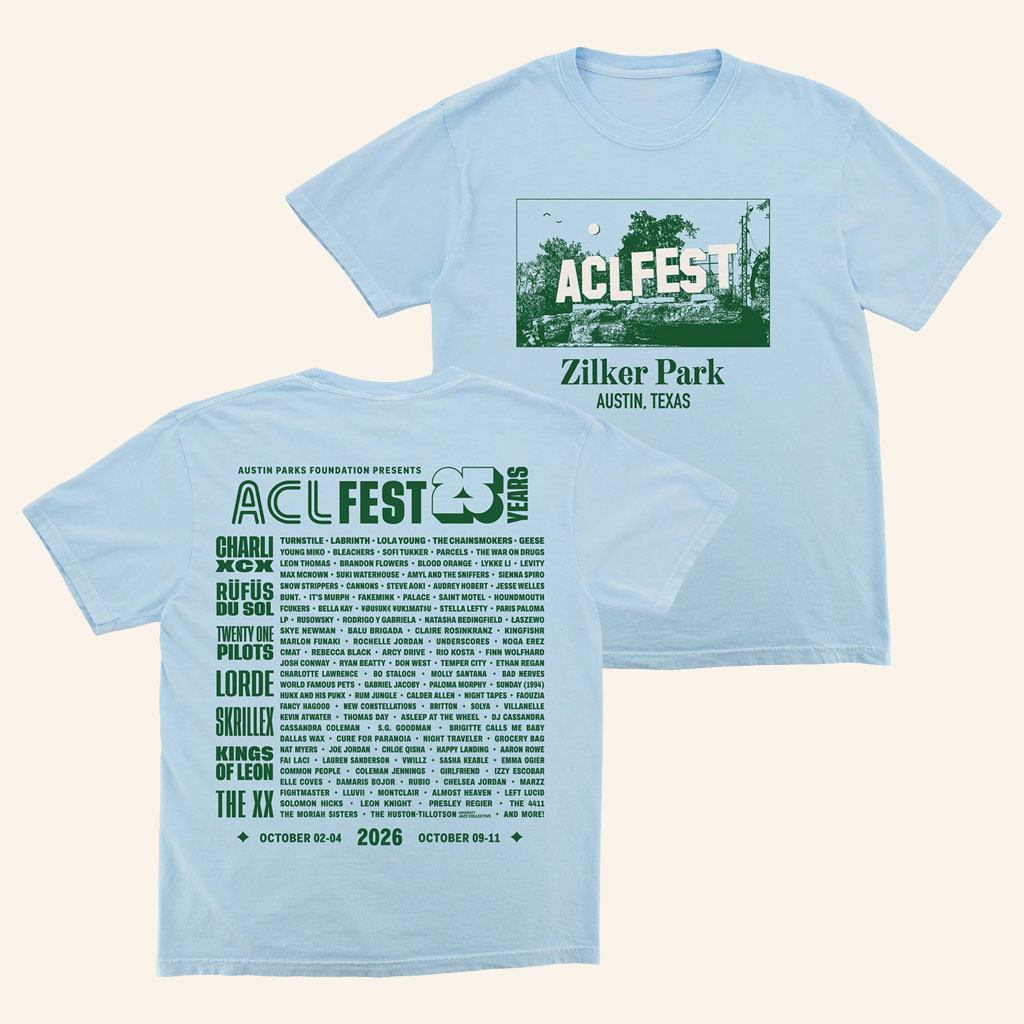 ACL Music Festival Merch 2026 Rock Island Lineup T-Shirt ACL Fest Shirt Music Fan Gifts - Petshi