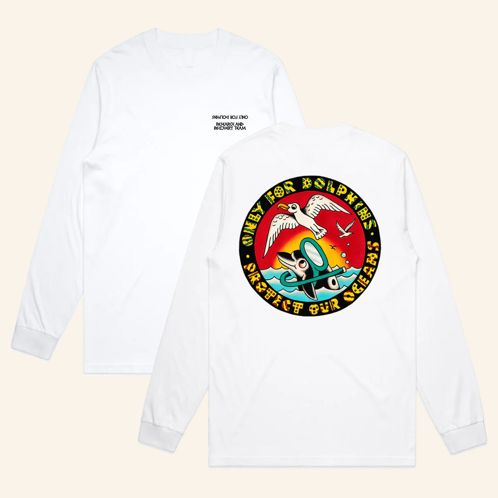 Action Bronson Merch 2026 Only For Dolphins Long Sleeve Shirt Protect Our Oceans Shirt Gifts - Petshi