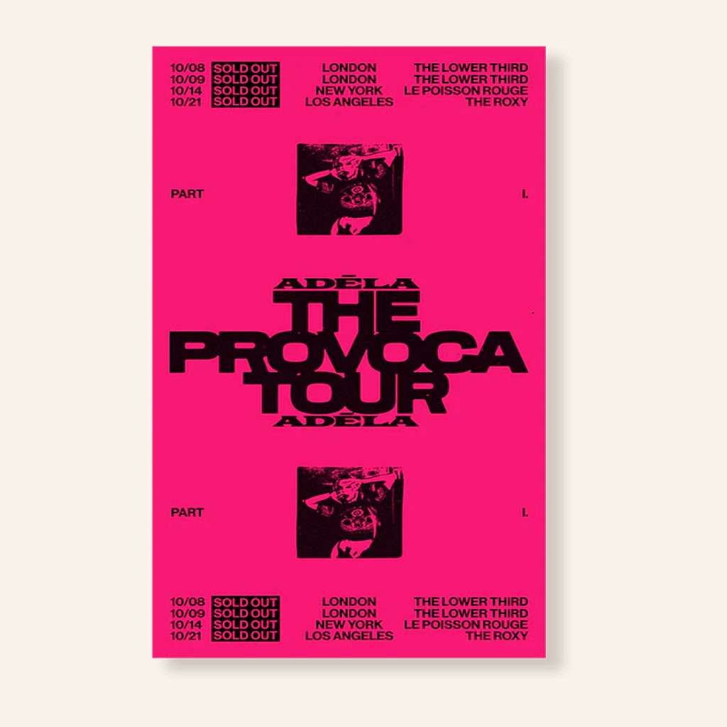 Adela Merch 2026 The Provoca Tour Posters Home Decor Gifts For Music Lovers - Petshi