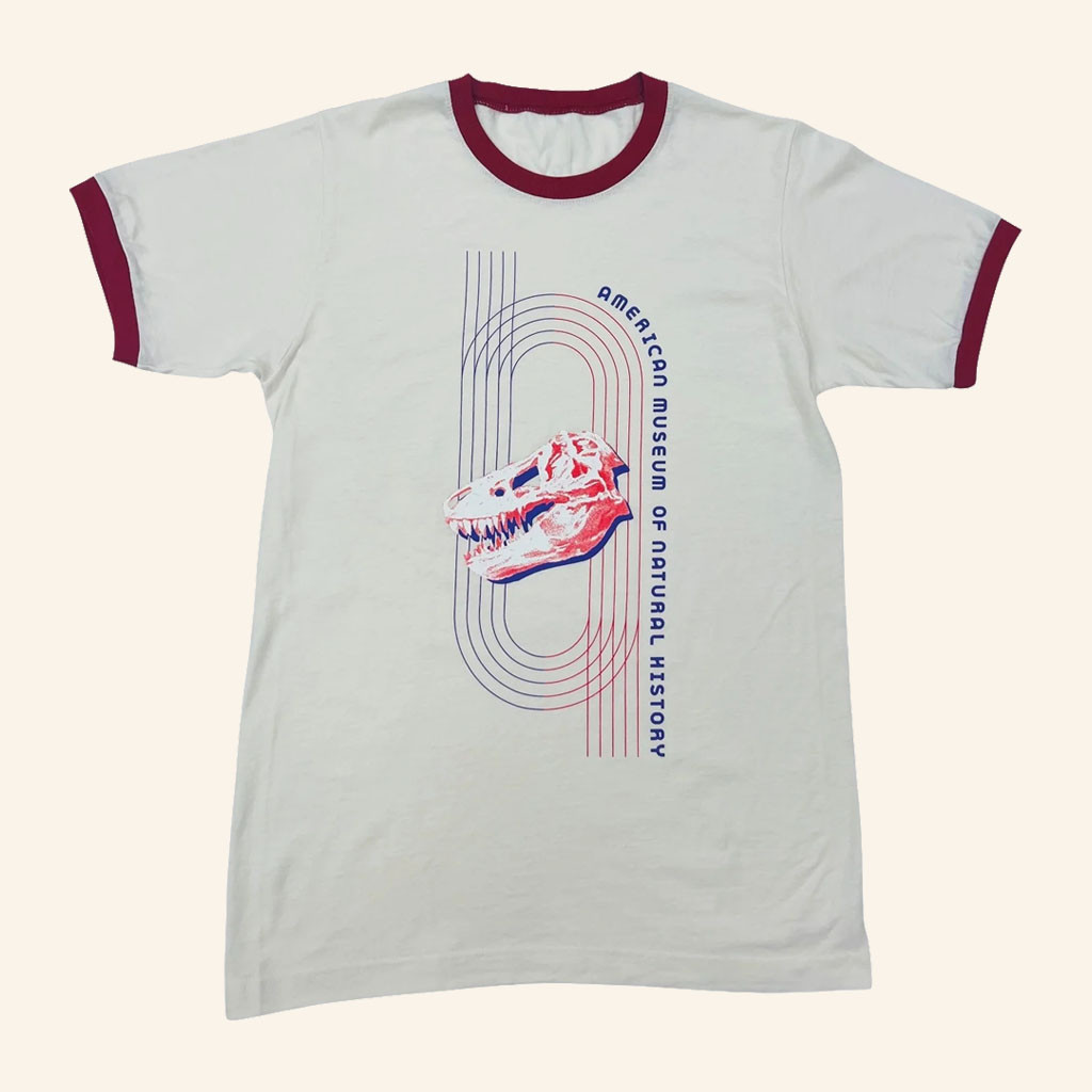 American Museum Of Natural History Merch 2026 AMNH Pop Art Dino Skull T-Shirt Gifts For Friends - Petshi