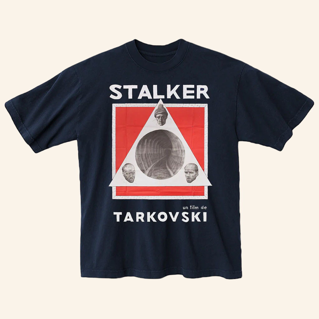 And After That Merch 2026 The Stalker T-Shirt Navy Best Gifts For Film Lovers - Petshi