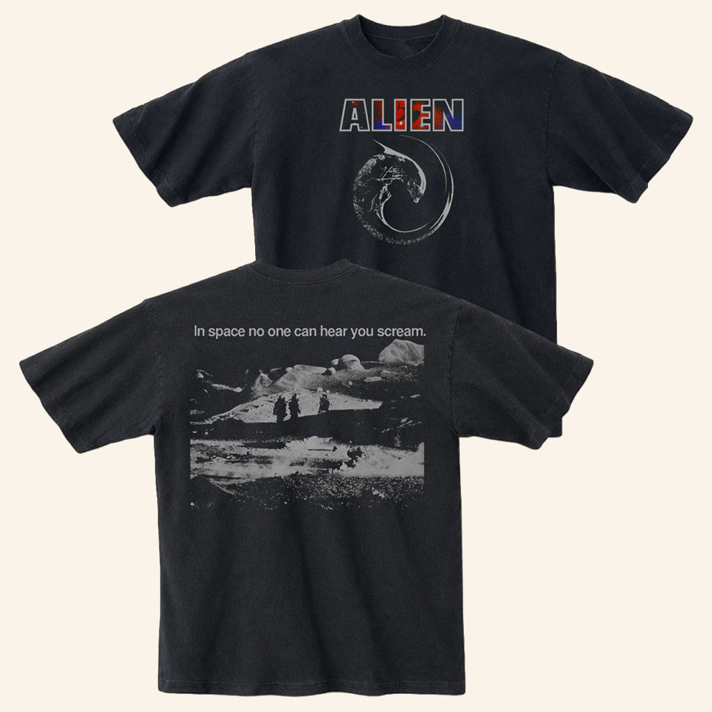 And After That Merch The Alien T-Shirt In Space No One Can Hear You Scream Shirt Brother Gifts - Petshi