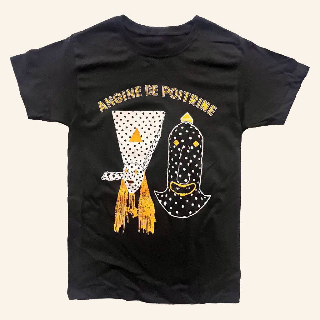 Angine De Poitrine Merch 2026 Noir T-Shirt Unique Gifts For Rock Band Fans - Petshi
