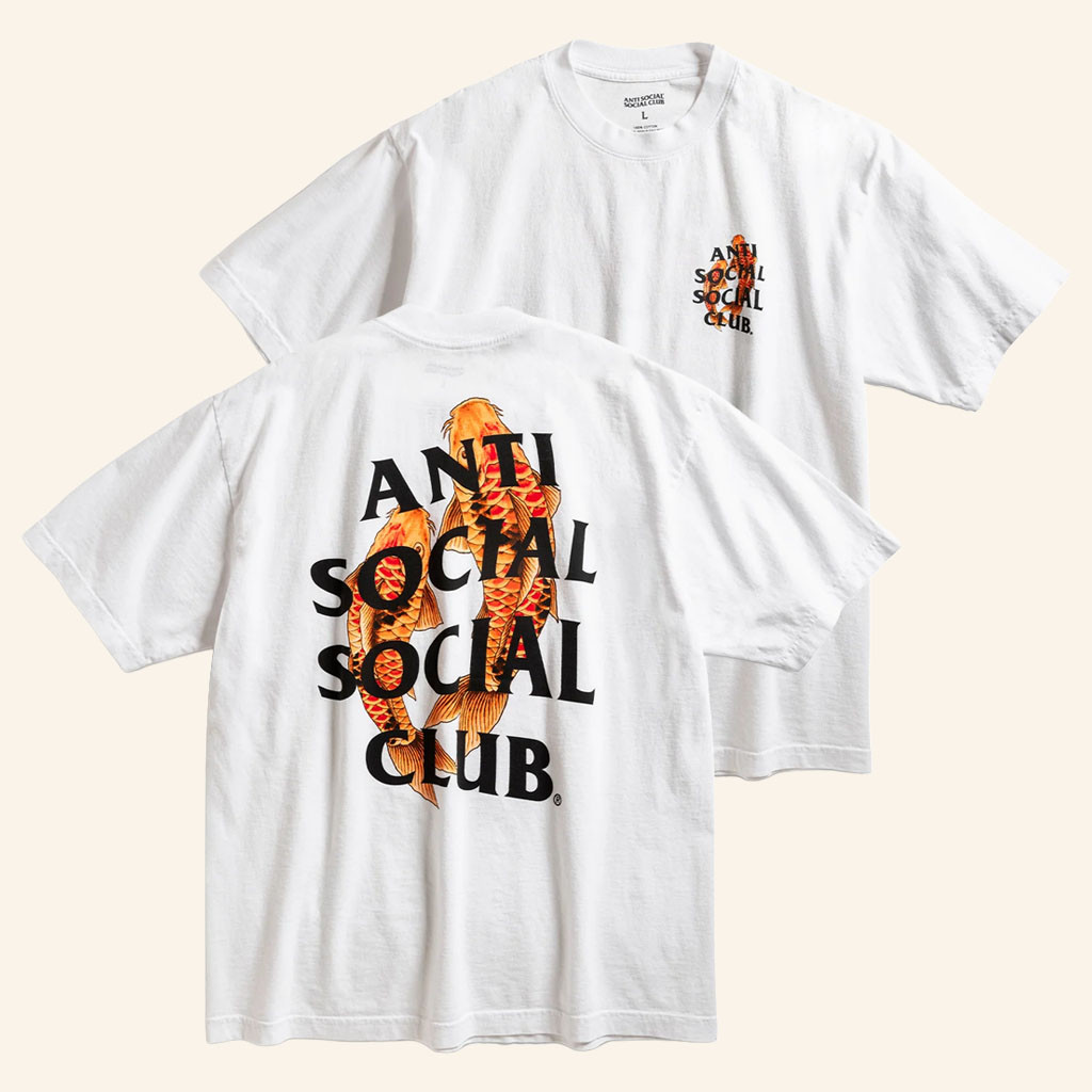 Anti Social Social Club Merch 2026 Koi T-Shirt ASSC Shirt Koi Fish Gifts For Dad - Petshi