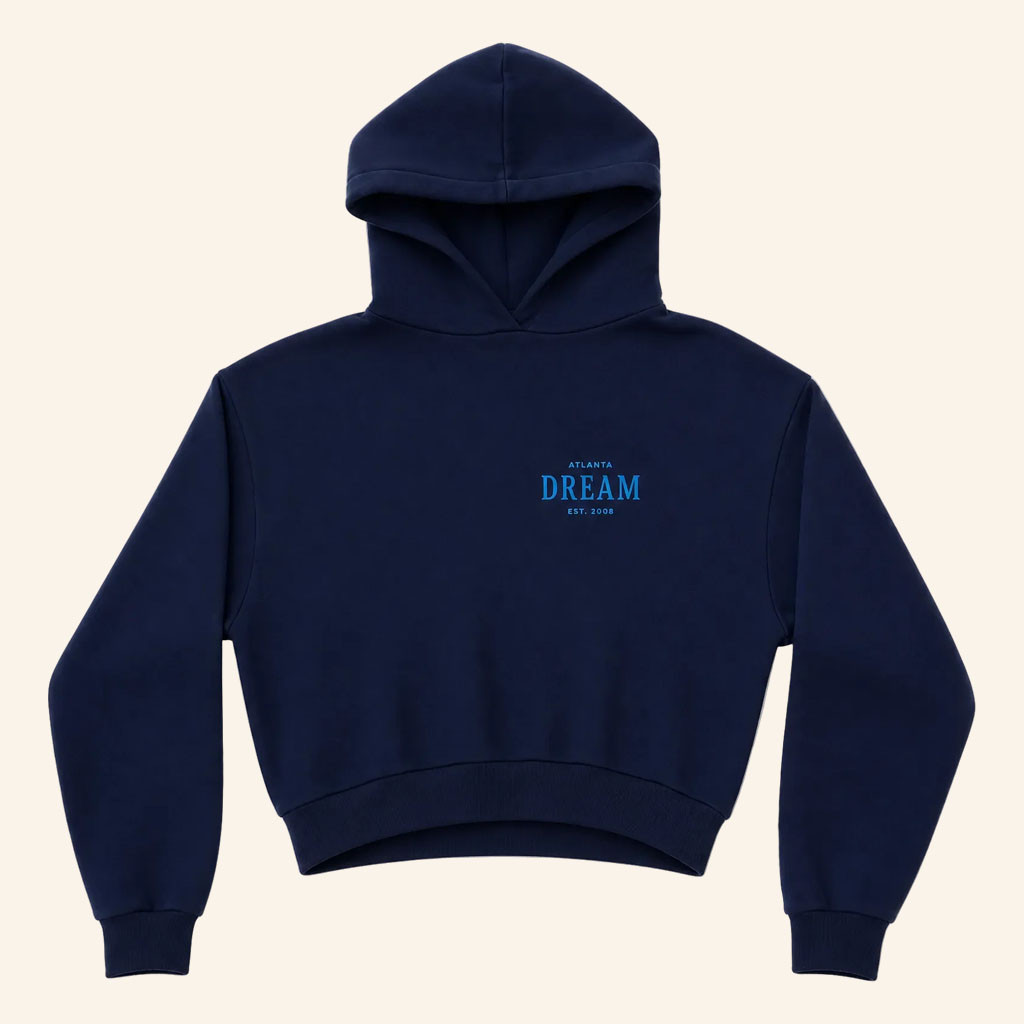 Atlanta Dream Merch 2026 Dream Hoodie Navy Gift Ideas For Basketball Lovers - Petshi