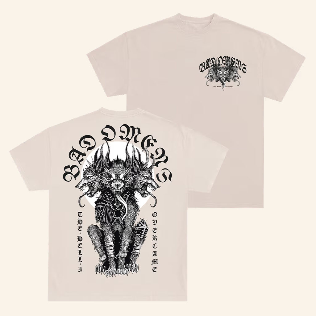 Bad Omens Merch 2026 Cerberus T-Shirt Do You Feel Love NA Tour Shirt Present For Band Fans - Petshi