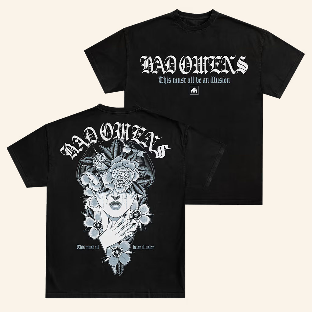 Bad Omens Merch 2026 Illusion T-Shirt Do You Feel Love Shirt Best Gifts For Band Fans - Petshi
