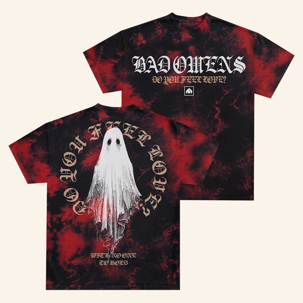 Bad Omens Merch 2026 No One To Hold Tie Dye T-Shirt Do You Feel Love Shirt Gifts For Band Fans - Petshi