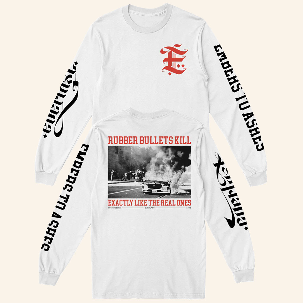 Benchmark Merch 2026 Everlast Rubber Bullets Kill Long Sleeve Shirt Gifts Ideas For Brothers - Petshi