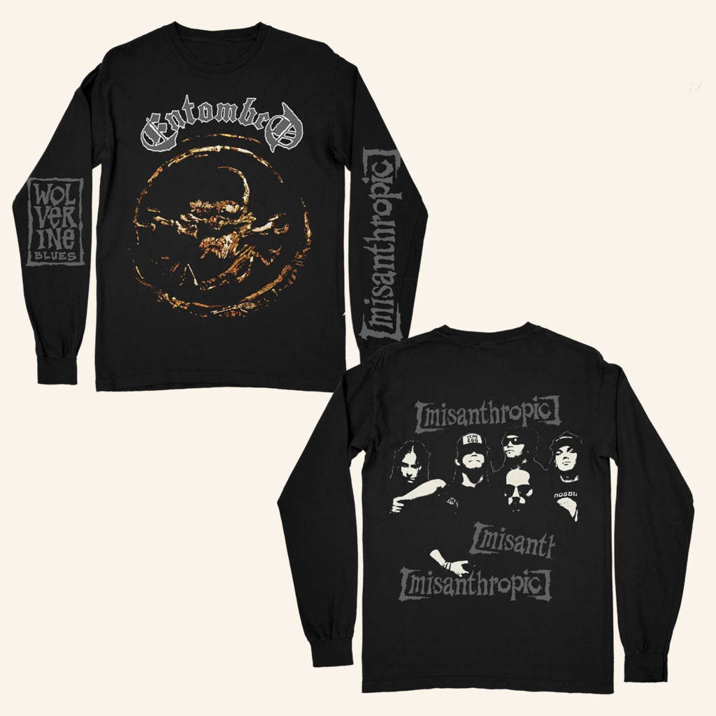 Beyond Human Merch 2026 Entombed Wolverine Blues Long Sleeve Shirt Misanthropic Shirt Fan Gifts - Petshi