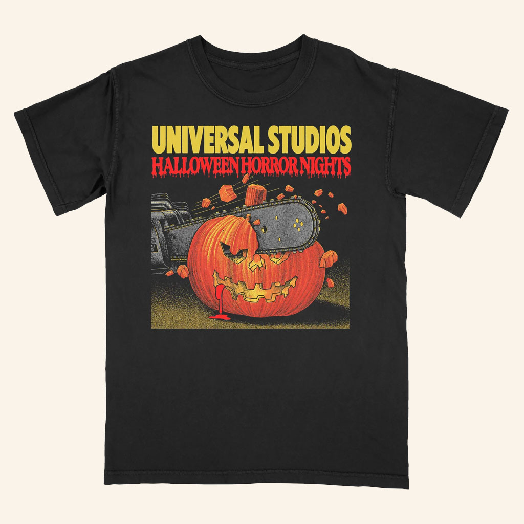 Beyond Human Merch 2026 Pumpkin Night T-Shirt Universal Studios Halloween Horror Nights Shirt - Petshi