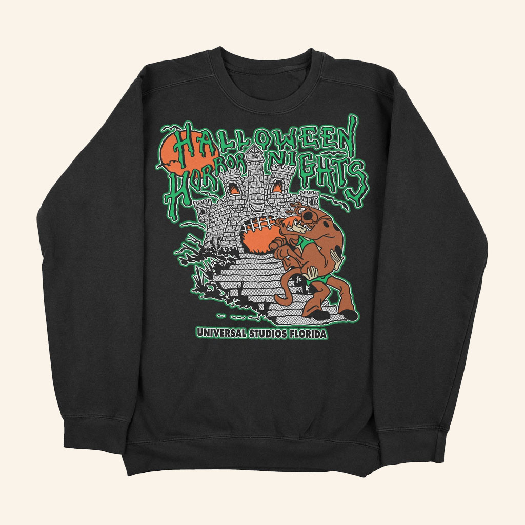 Beyond Human Merch 2026 Scoob Night Sweatshirt Halloween Horror Nights Sweatshirt Fan Gifts - Petshi