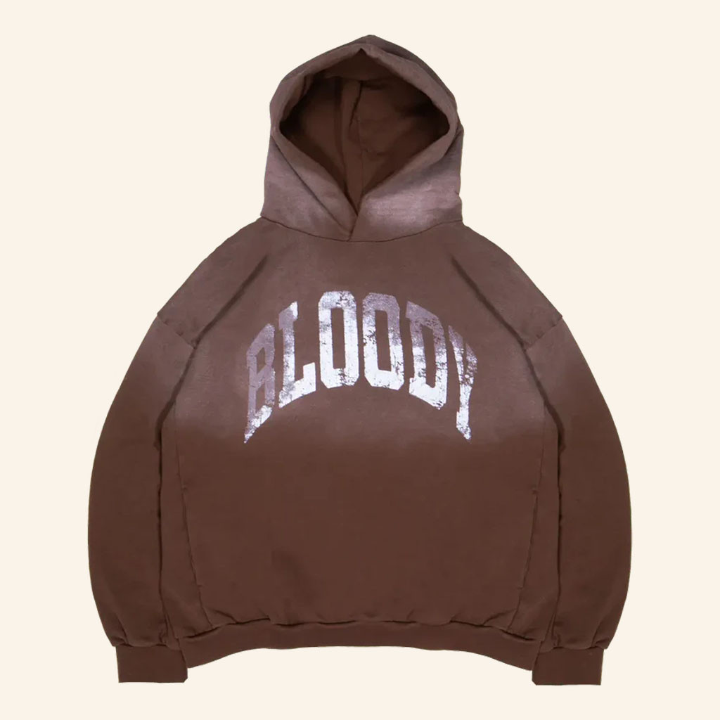 Bloody Sunday Merch 2026 Arch Logo Vintage Hoodie Bloody Hooded Sweatshirt BFF Gifts - Petshi