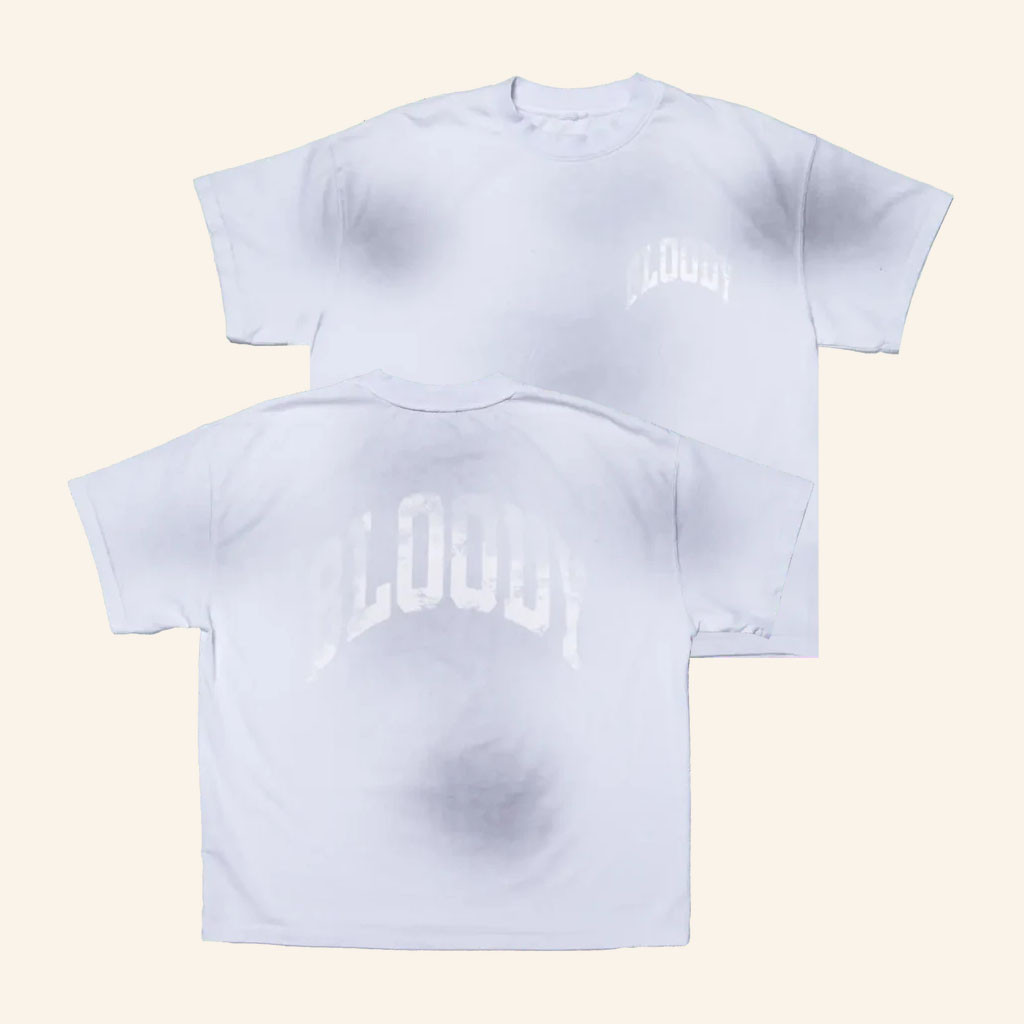 Bloody Sunday Merch 2026 Arch Logo Vintage Wash Crop Top Bloody T-Shirt Present For Her - Petshi