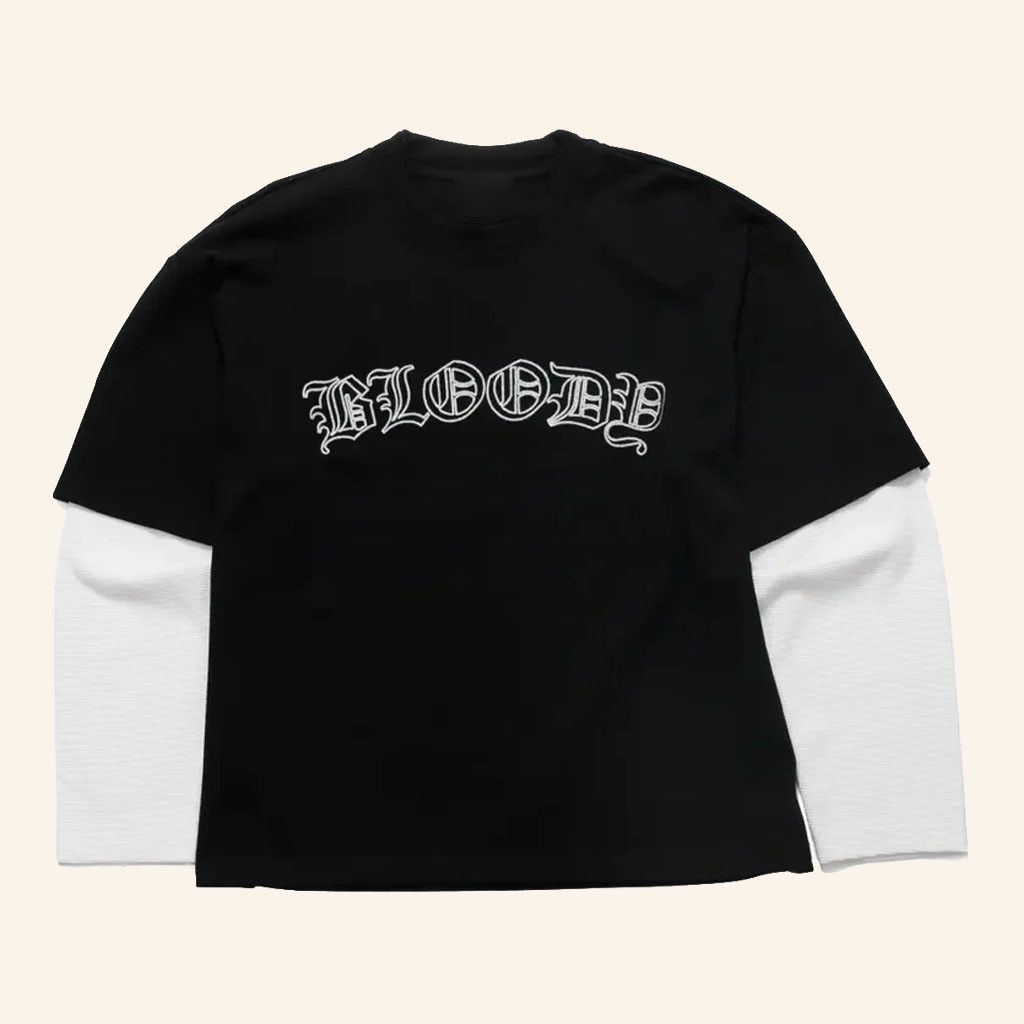 Bloody Sunday Merch 2026 Bloody Chainstitch 2fer Long Sleeve Shirt Present For Brothers - Petshi