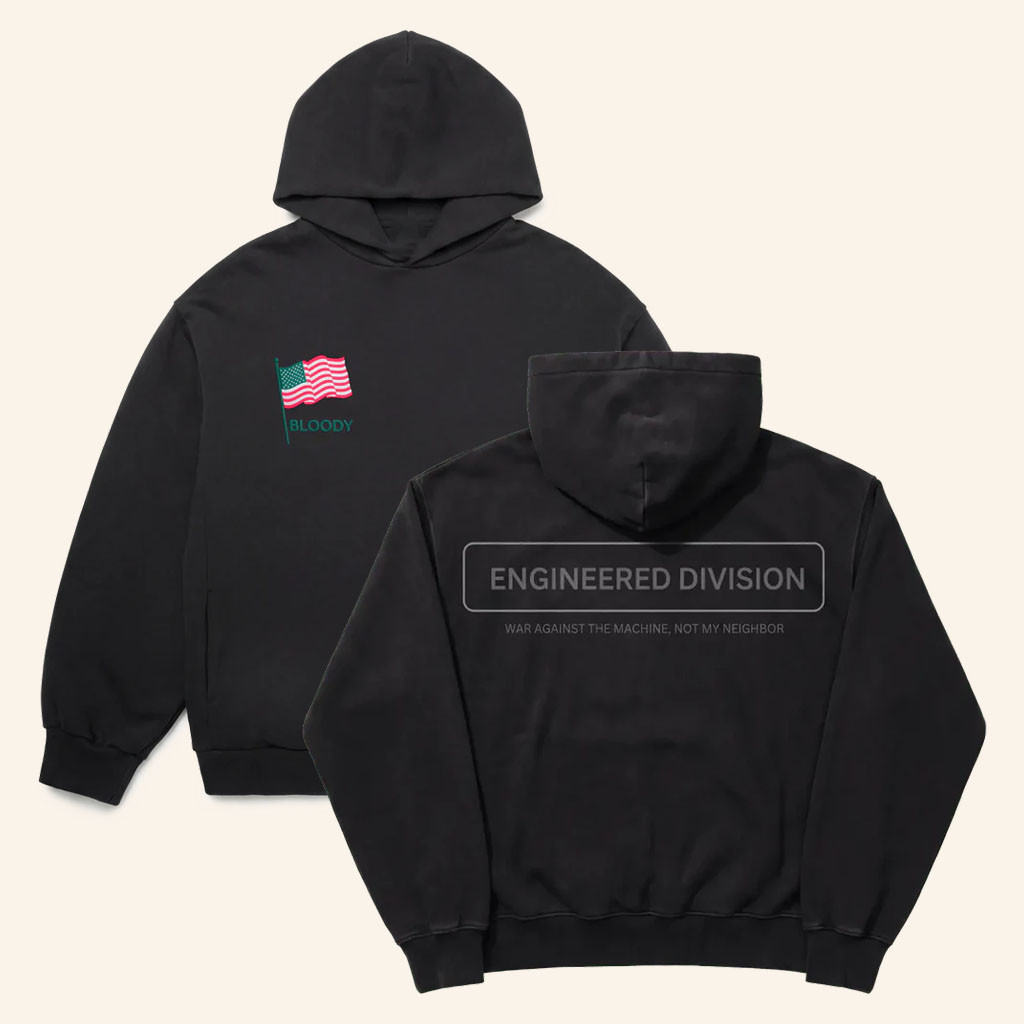Bloody Sunday Merch 2026 I Voted Hoodie Engineered Division Hoodie Gifts For Brothers - Petshi