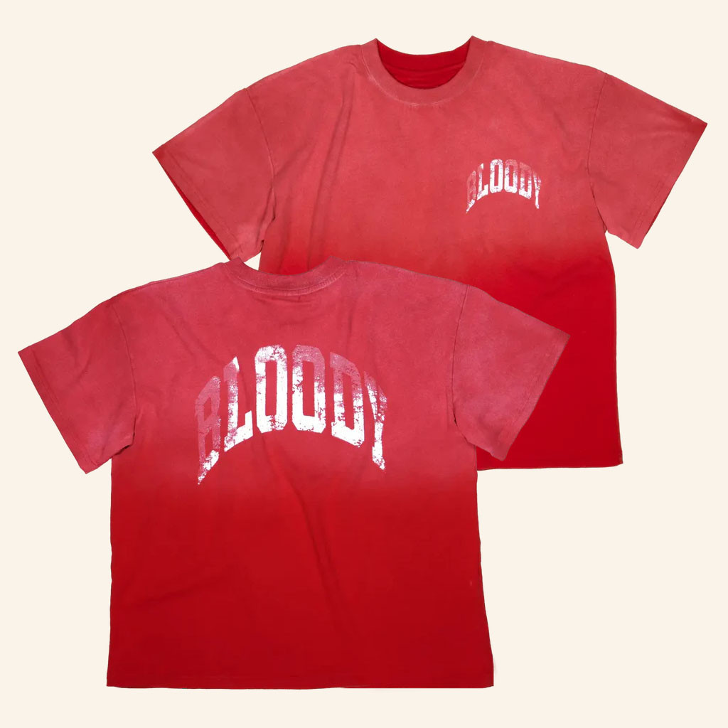 Bloody Sunday Merch 2026 Vintage Wash Crop Top Arch Logo T-Shirt Gifts Ideas For Sisters - Petshi
