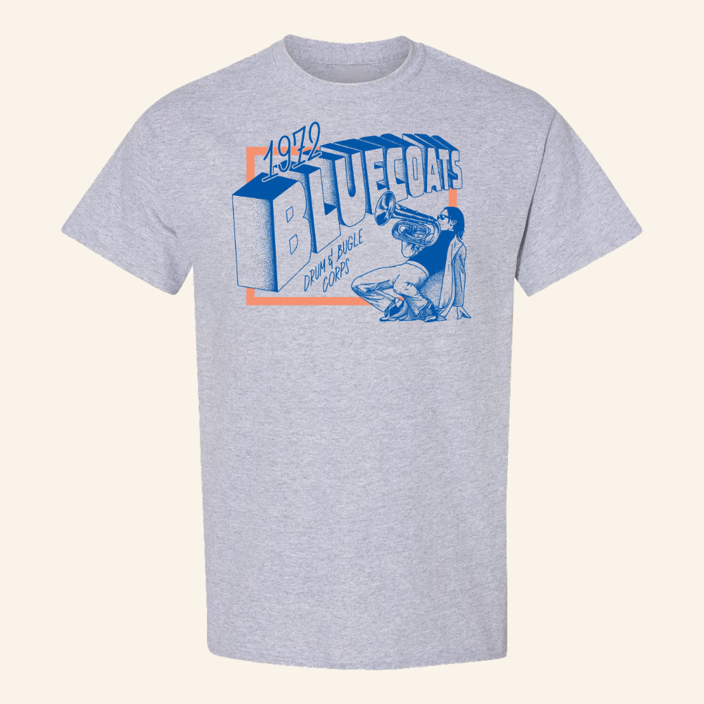 Bluecoats Merch 2026 Bluecoats Drum And Bugle Corps T-Shirt Present For Band Fans - Petshi