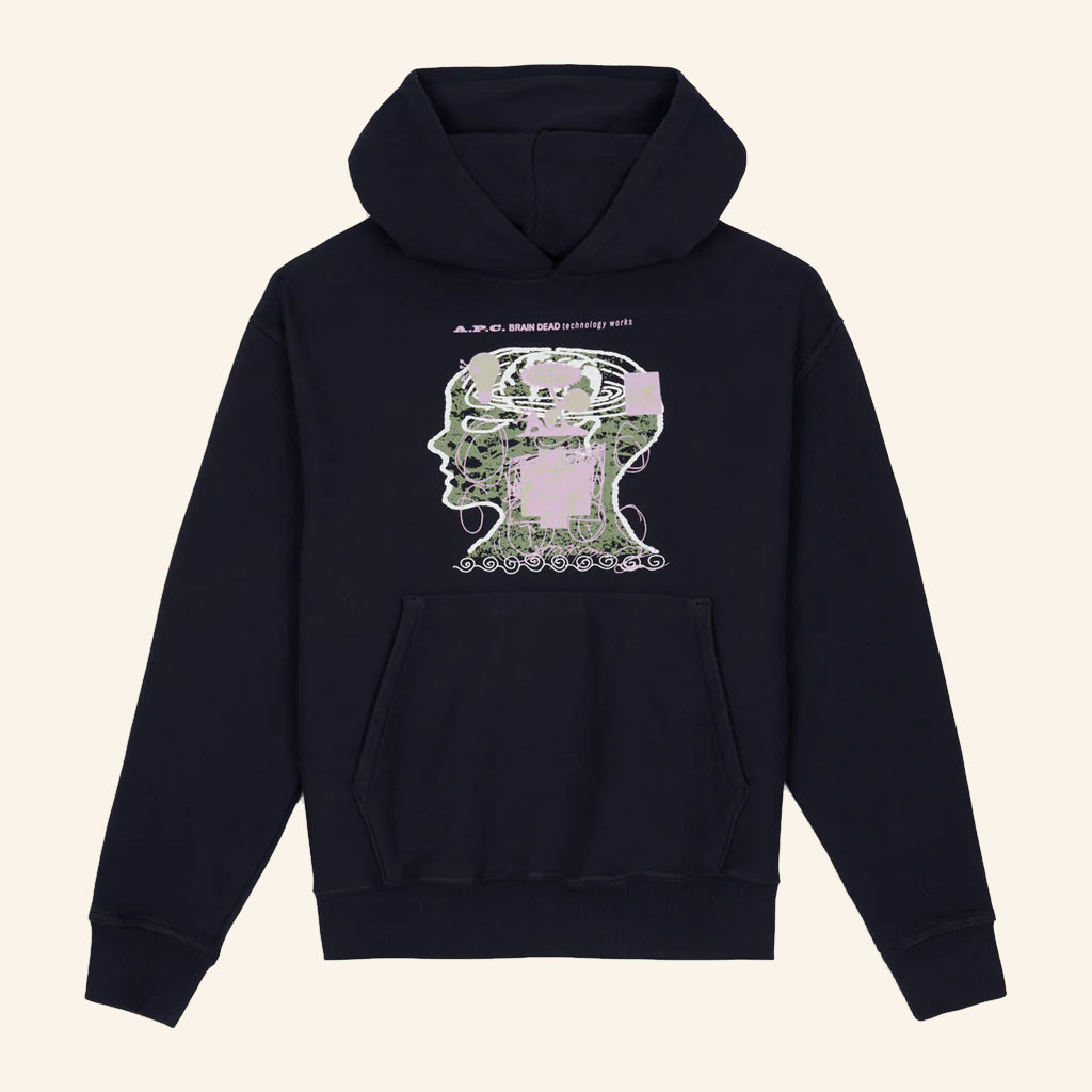 Brain Dead Merch 2026 Brain Dead X APC Technology Works Hoodie Gifts Ideas For BFF - Petshi