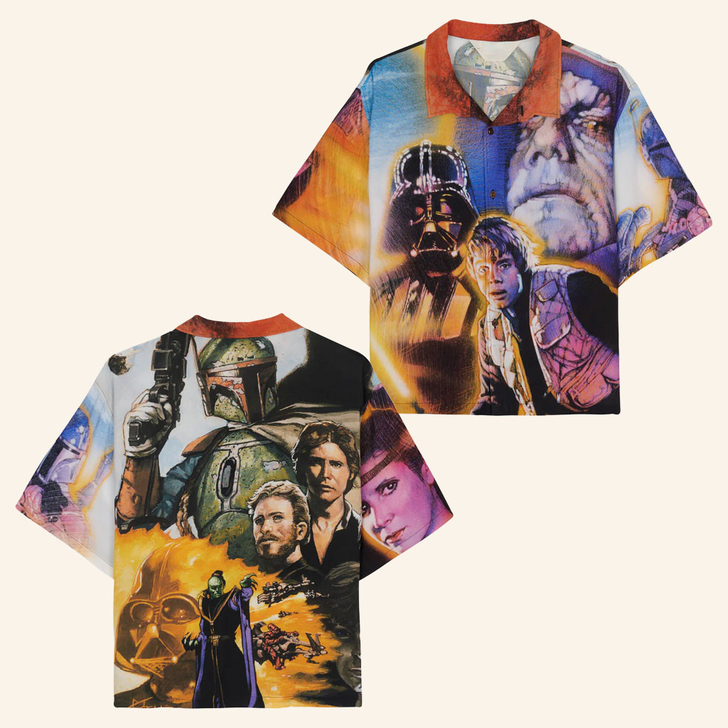 Brain Dead Merch 2026 Brain Dead X Star Wars Shadows Of The Empire Hawaiian Shirt Gifts For Him - Petshi