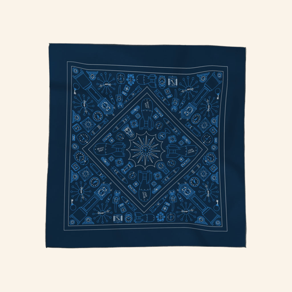 Bright Eyes Merch 2026 Atomic Clock Bandana Gifts Ideas For Rock Band Fans - Petshi