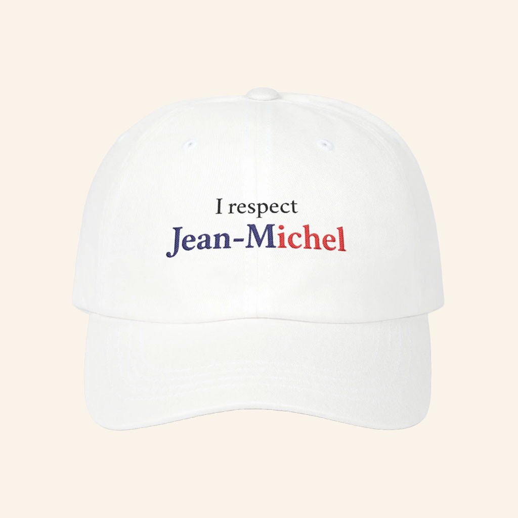 Candace Owens Merch 2026 I Respect Jean-Michel Hat Embroidered Gifts Ideas For Sisters - Petshi