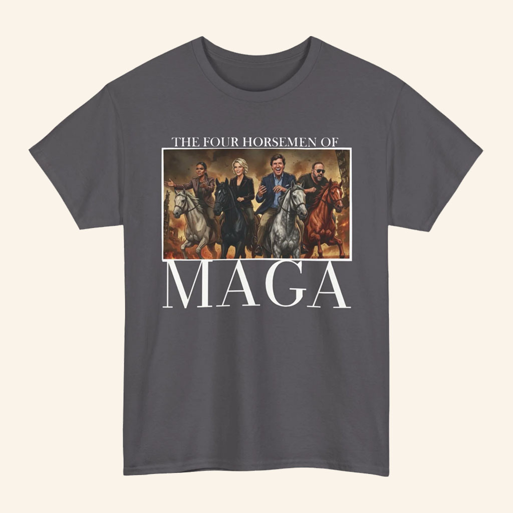 Candace Owens Merch 2026 MAGA Four Horsemen T-Shirt Candace Owens Shirt Present For Friends - Petshi