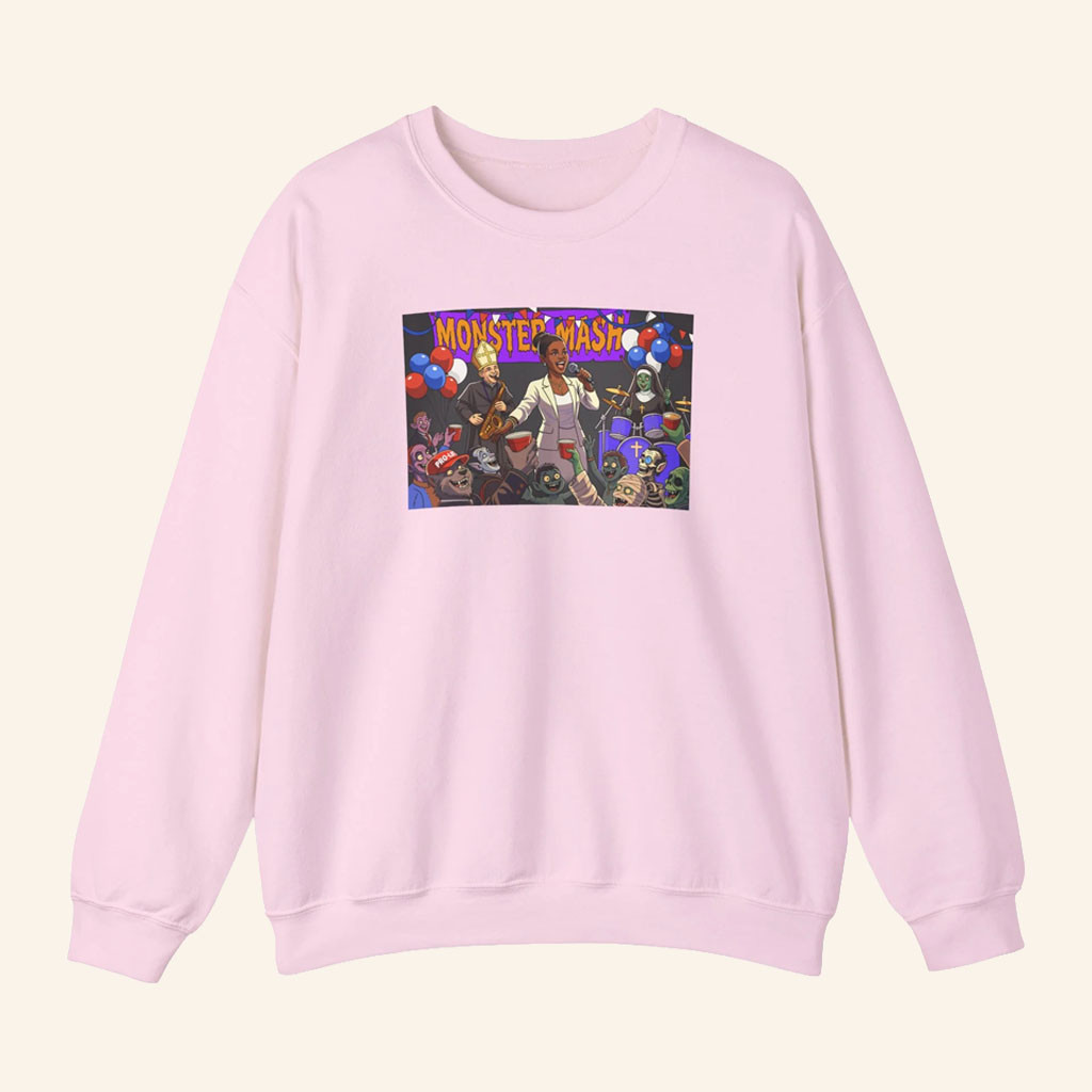 Candace Owens Merch 2026 Monster Mash Crewneck Candace Owens Sweatshirt Gift For Besties - Petshi