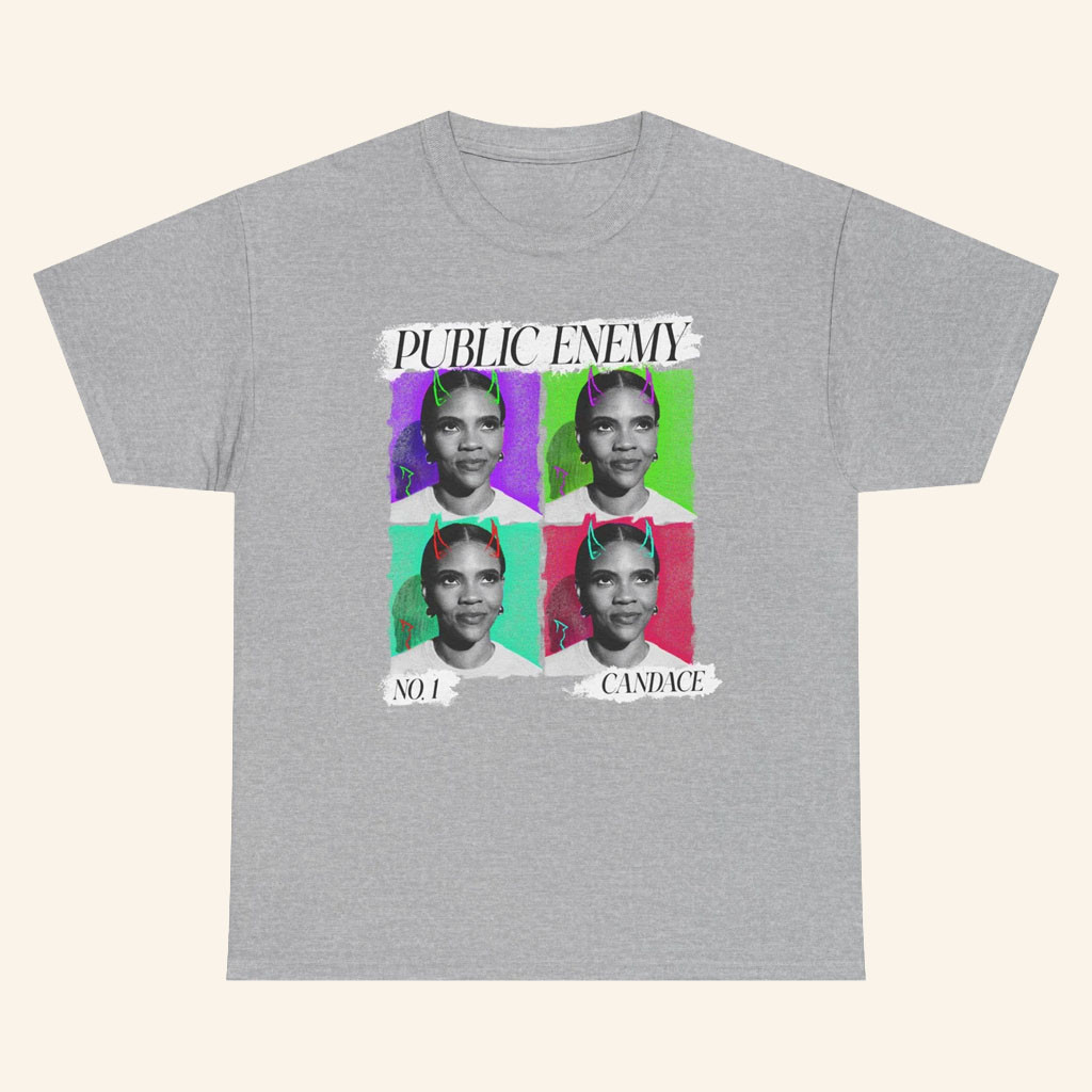 Candace Owens Merch 2026 Public Enemy No 1 T-Shirt Candace Owens Shirt Gifts For Sisters - Petshi